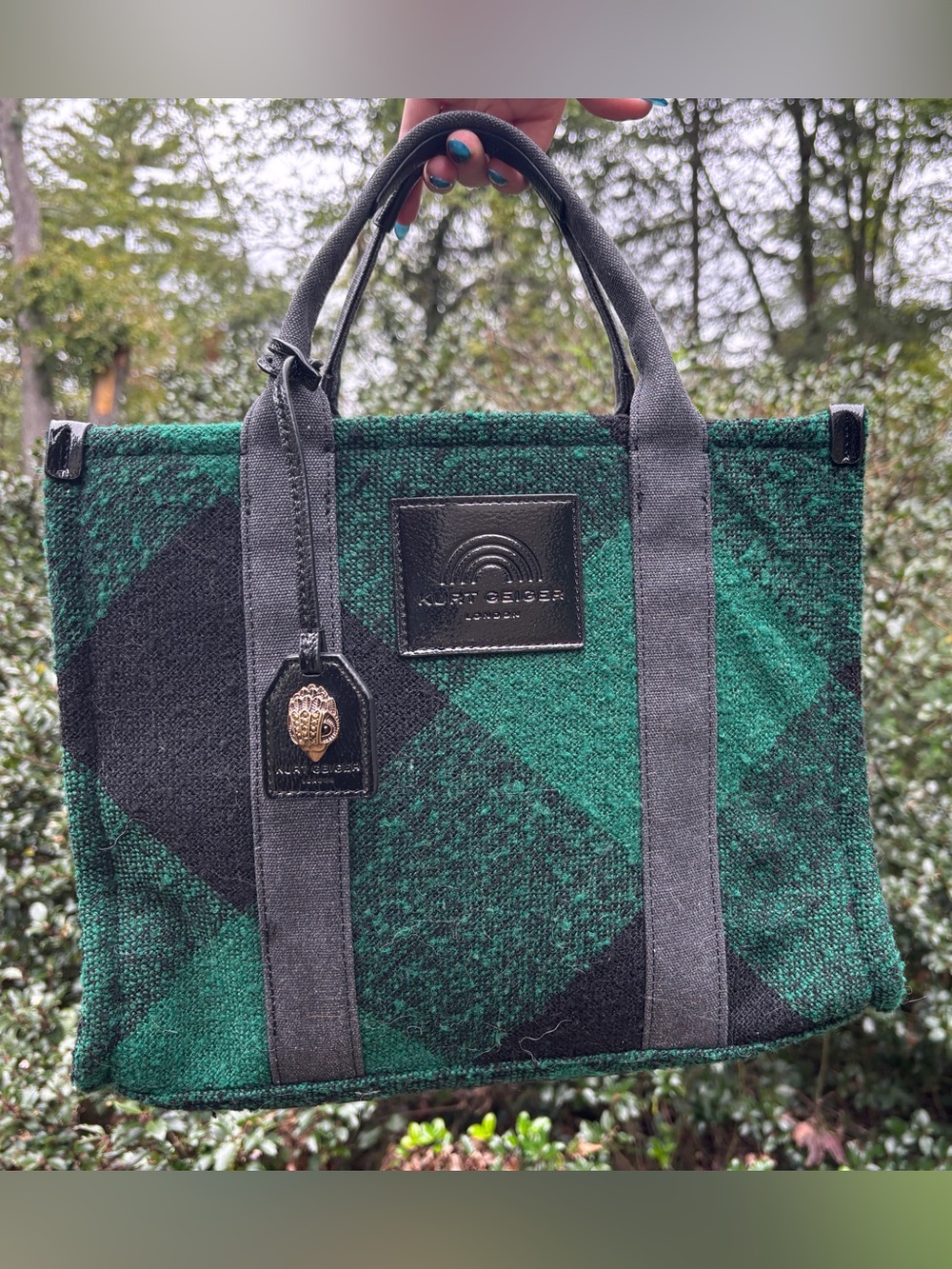 Kurt Geiger London Tweed Southbank Tote Bag